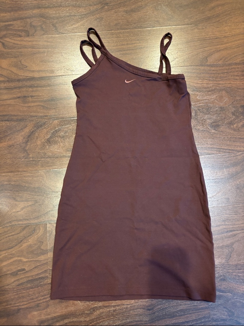 Nike Women’s Maroon One-Shoulder Strappy Tank Dress